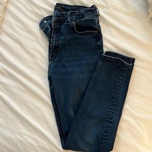 Zara woman dark blue skinny jeans